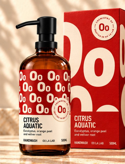 Citrus Aquatic festive red handwash and gift carton